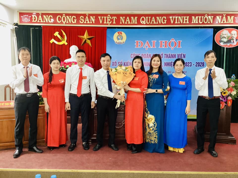 ĐẠI HỘI CÔNG ĐOÀN CƠ SỞ THÀNH VIÊN XỔ SỐ KIẾN THIẾT NINH BÌNH; NHIỆM KỲ 2023 - 2028